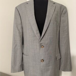 Lauren Ralph Lauren Classic Gray Men's Blazer size 48R 70% wool.  EUC